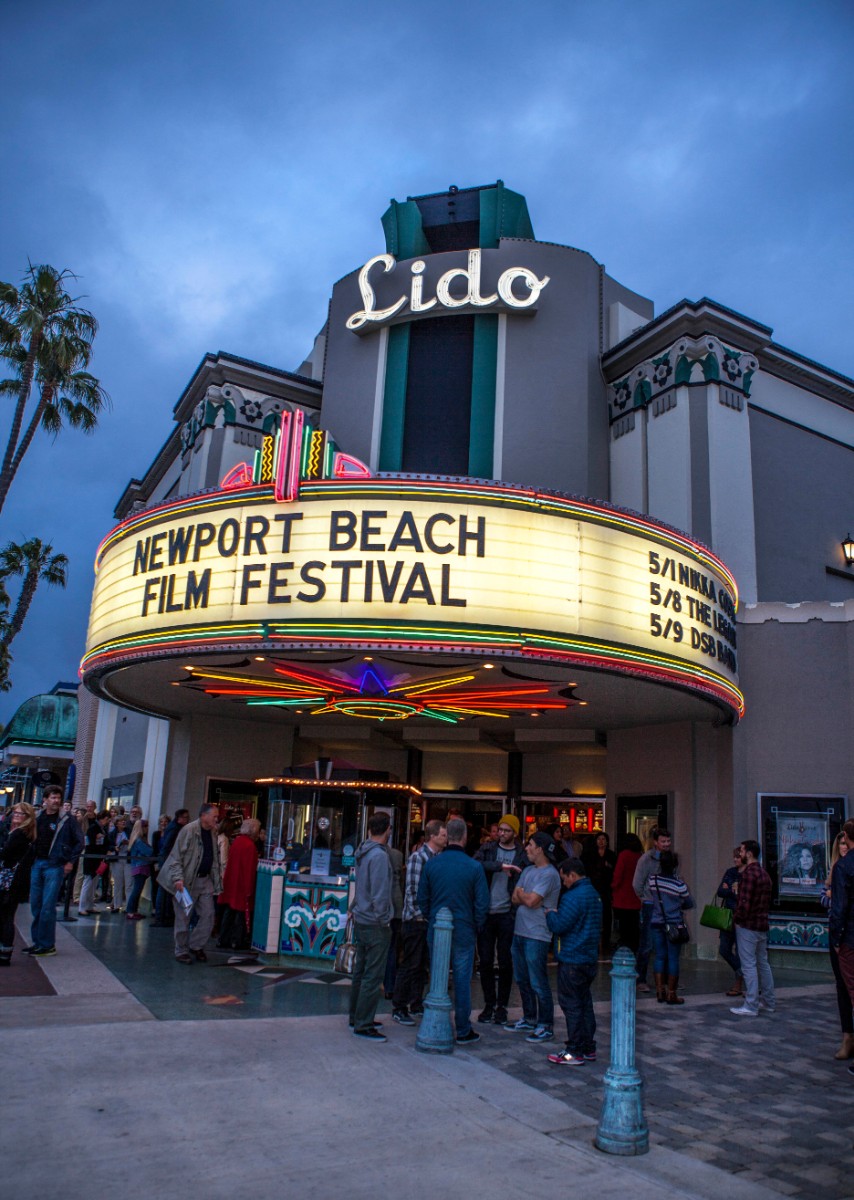 NBFF Marquee at Lido Theater